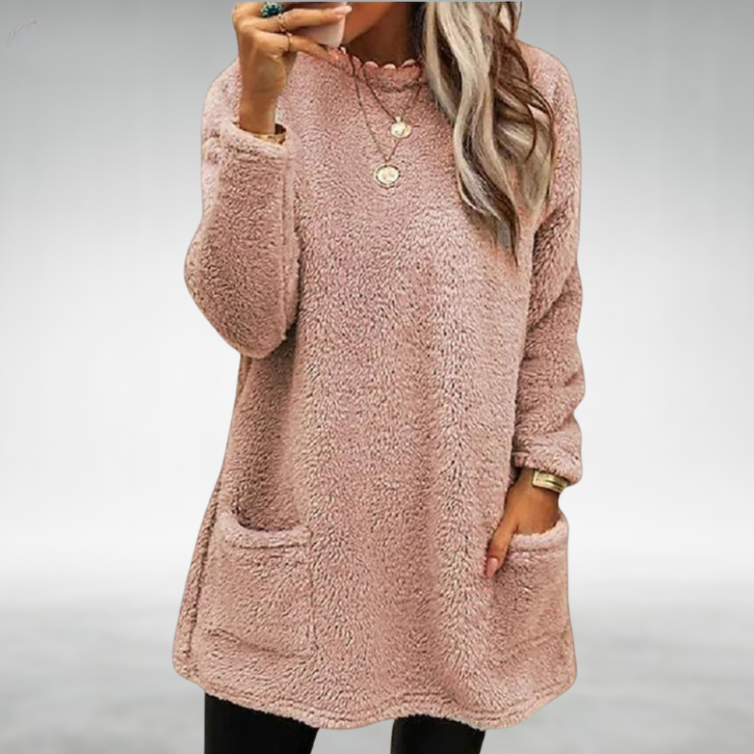 Alpenfeld | Langer Fleece-Pullover