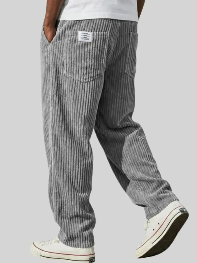 Alpenfeld | Herren Cordhose mit elastischem Bund (1 kaufen, 1 GRATIS dazu)