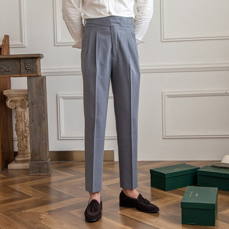 Alpenfeld™ | Ellis - Klassische Hose Mit Hoher Taille Und Schnallenverschluss Für Herren