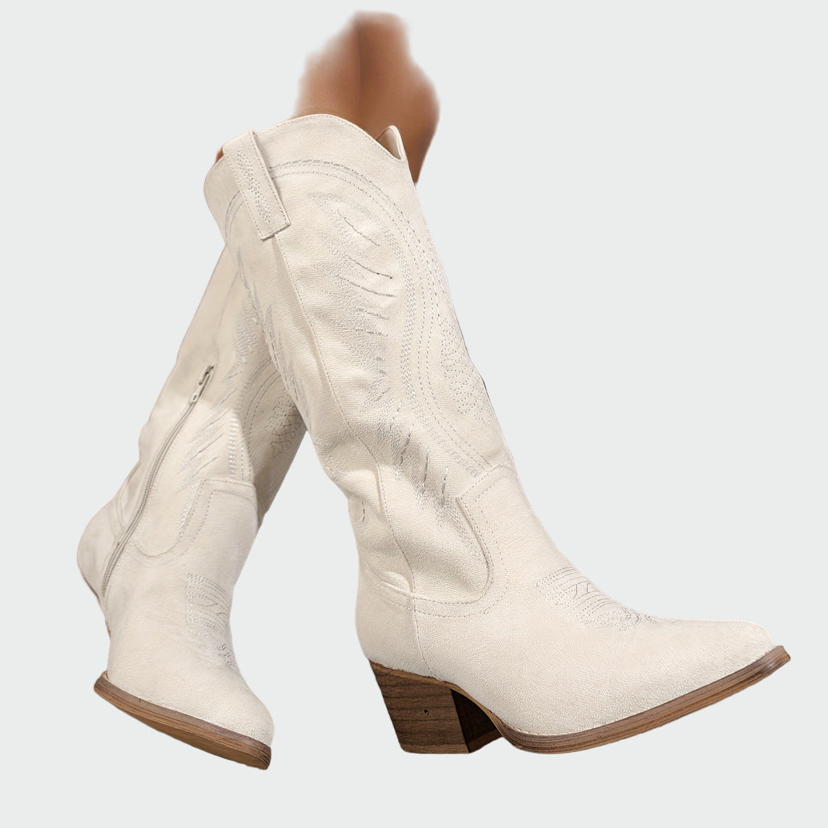 Alpenfeld™ | Modische bestickte Western-Stiefel