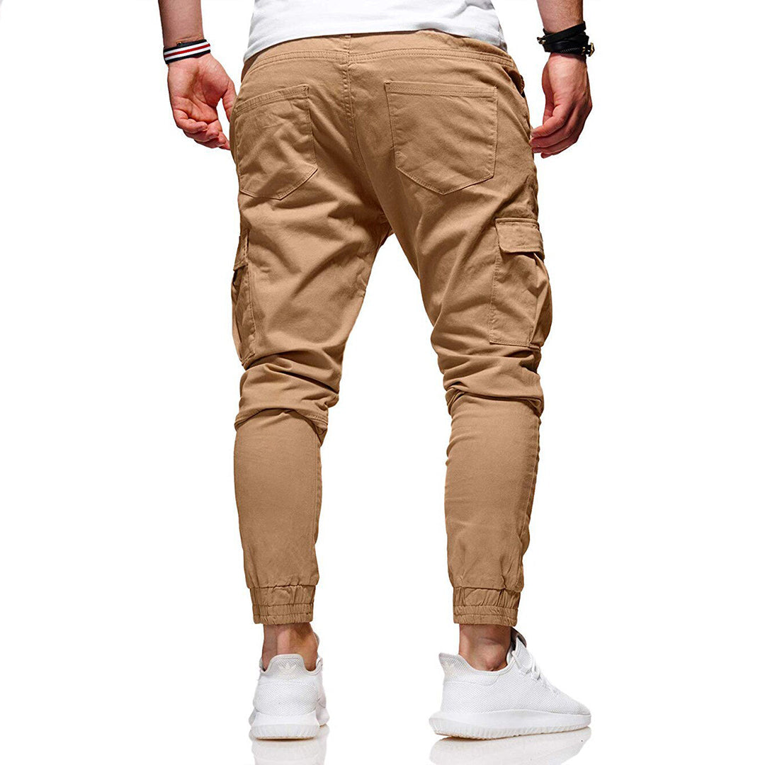 Alpenfeld™ | Herren Cargo Jogginghose – Moderne Streetwear Freizeithose mit Taschen und Elastikbund, Outdoor & Alltag