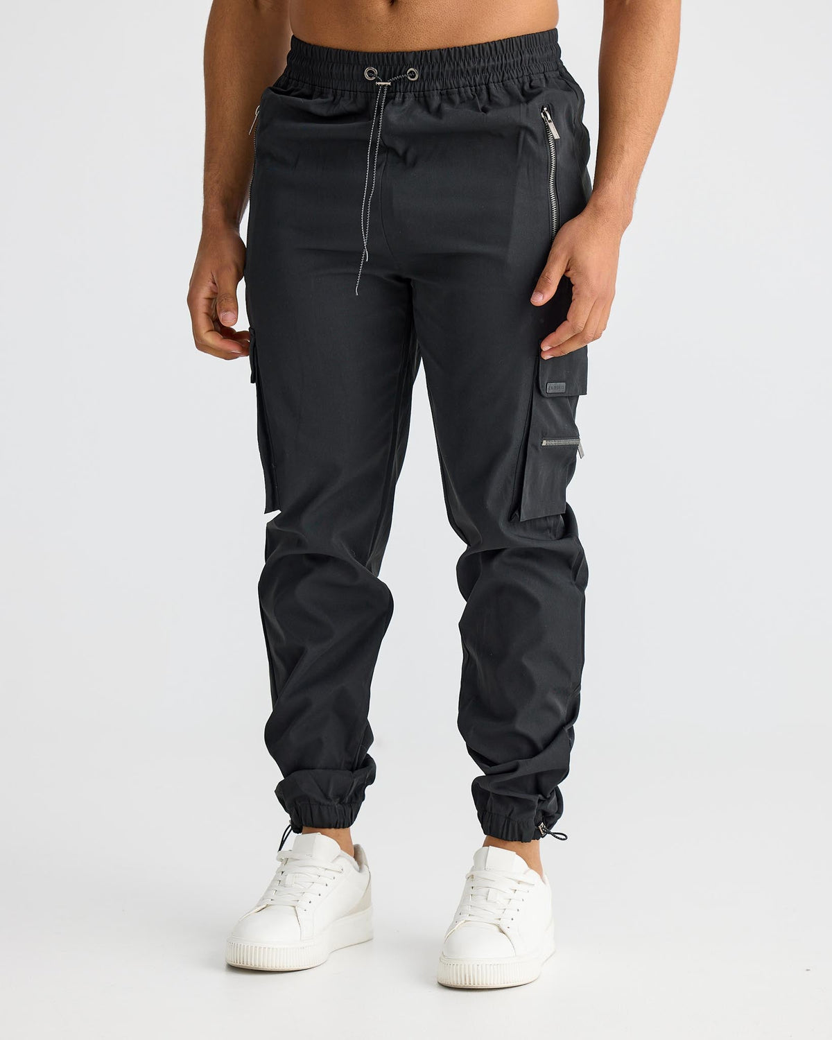 Alpenfeld | Schwarze Cargo-Hose (1 kaufen, 1 GRATIS dazu)