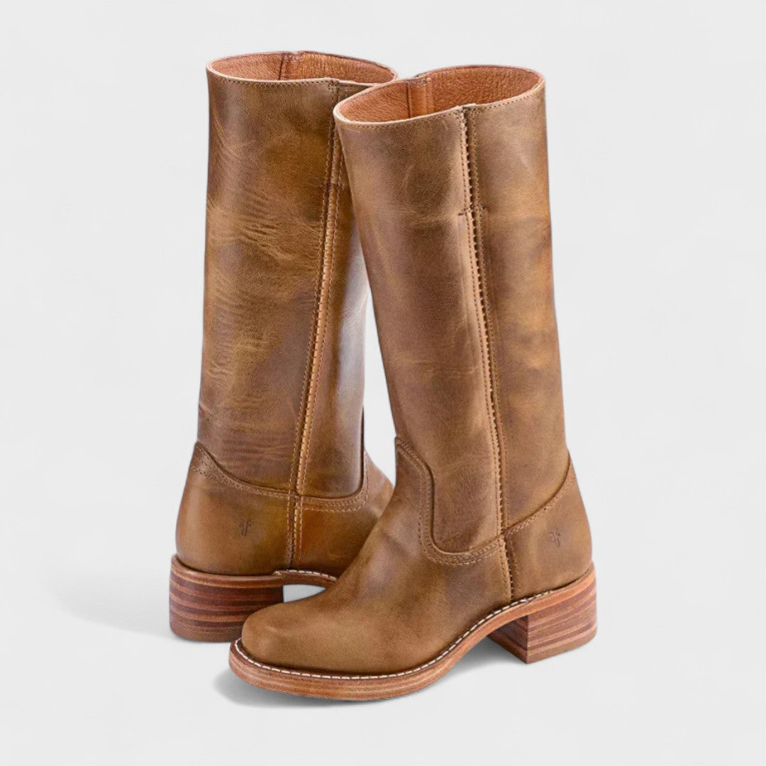 Alpenfeld™ | Klassische Reitstiefel mit hohem Schaft