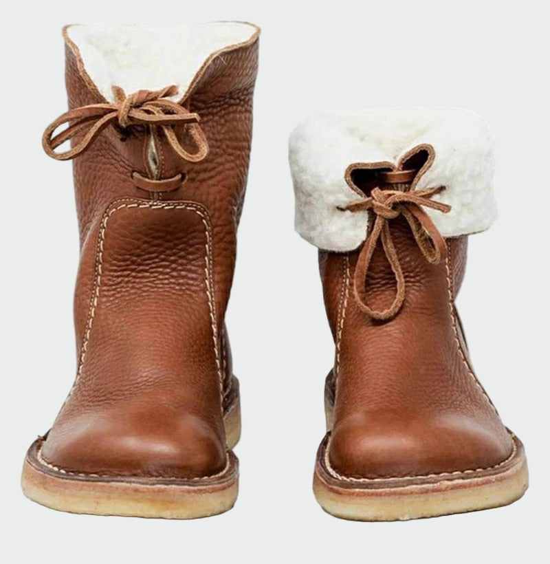 Alpenfeld™ | Wasserdichte Herrenlederschuhe mit Wollfutter