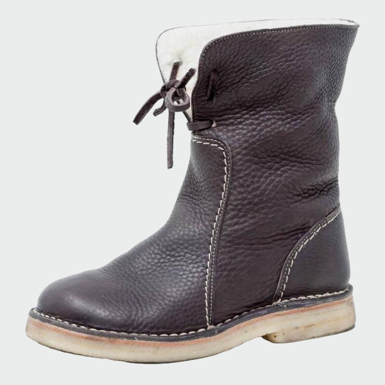 Alpenfeld™ | Wasserdichte Herrenlederschuhe mit Wollfutter