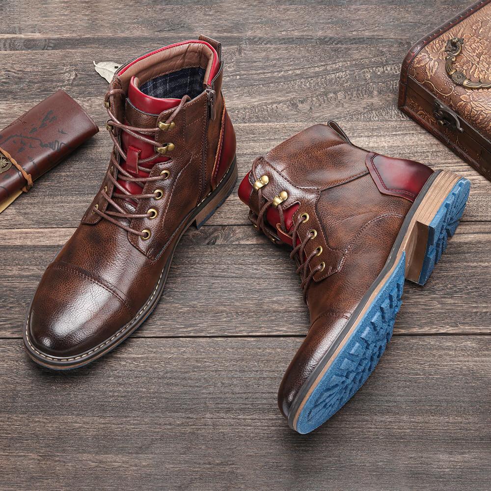 Alpenfeld™ | Oxford-Stiefel aus Leder