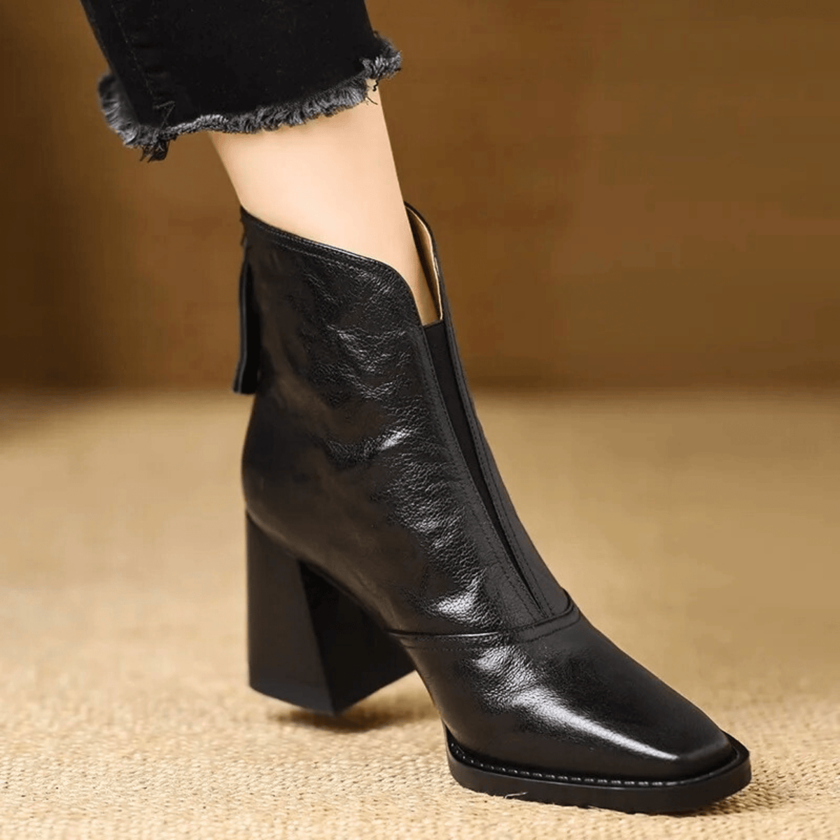 Alpenfeld™ | Luxuriöse Stiefeletten mit mittelhohem Absatz