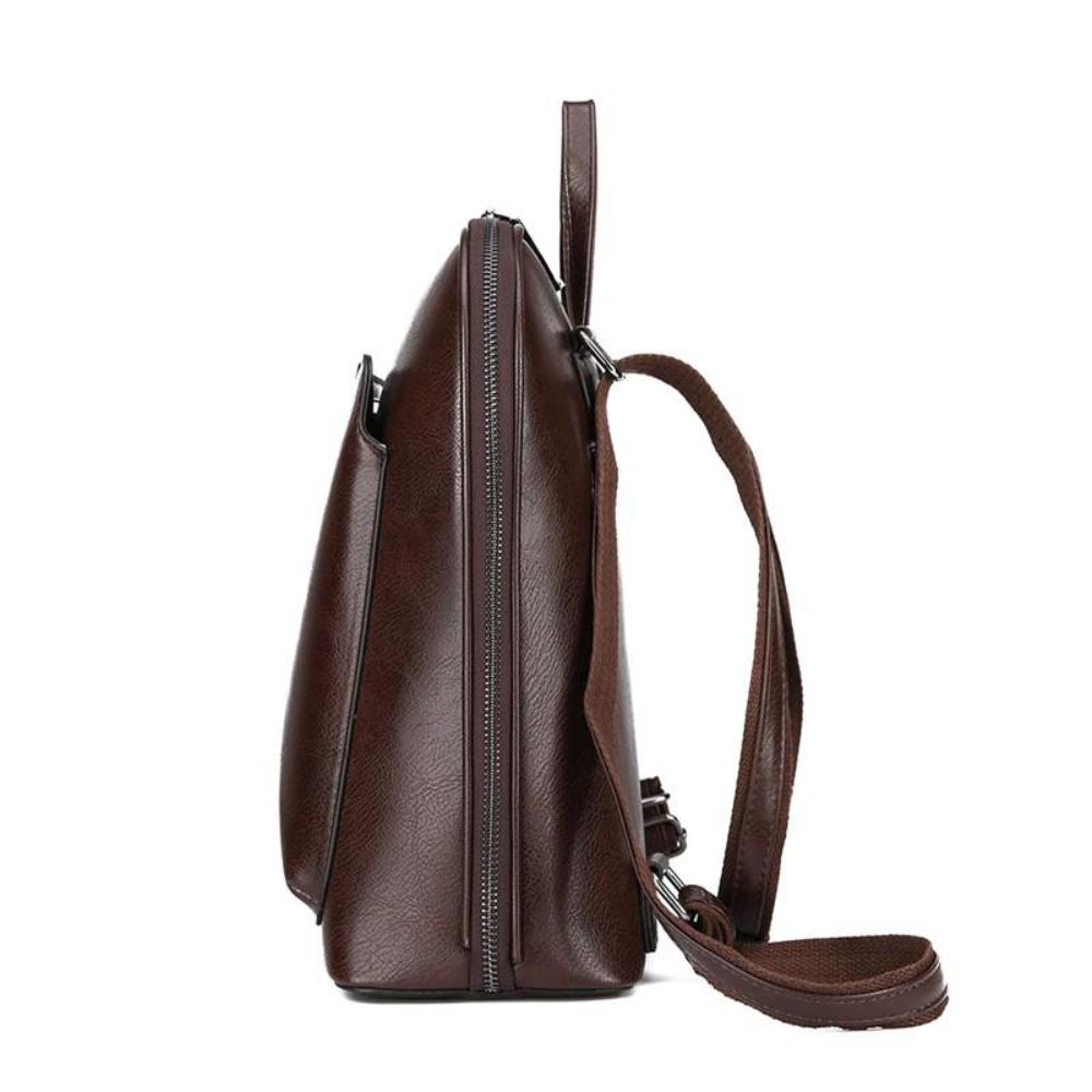 Klassischer Rucksack mit Doppelreißverschluss - elegantes Design