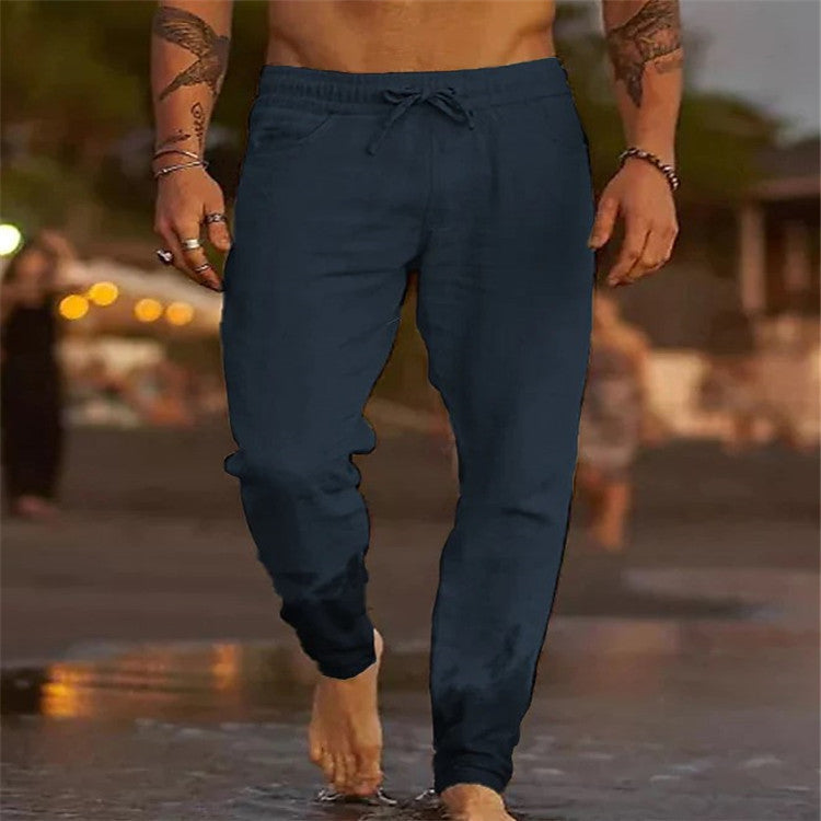 Alpenfeld | Lässige Herren Strandhose aus Baumwolle (1 kaufen, 1 GRATIS dazu)