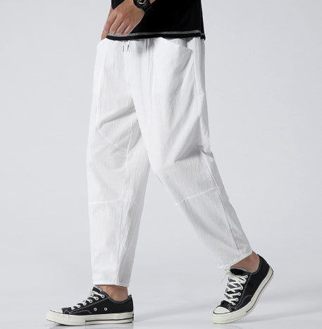 Alpenfeld™ | Herren Freizeithose im Harem-Stil – Locker, Modern, Bequem für Alltag und Streetwear