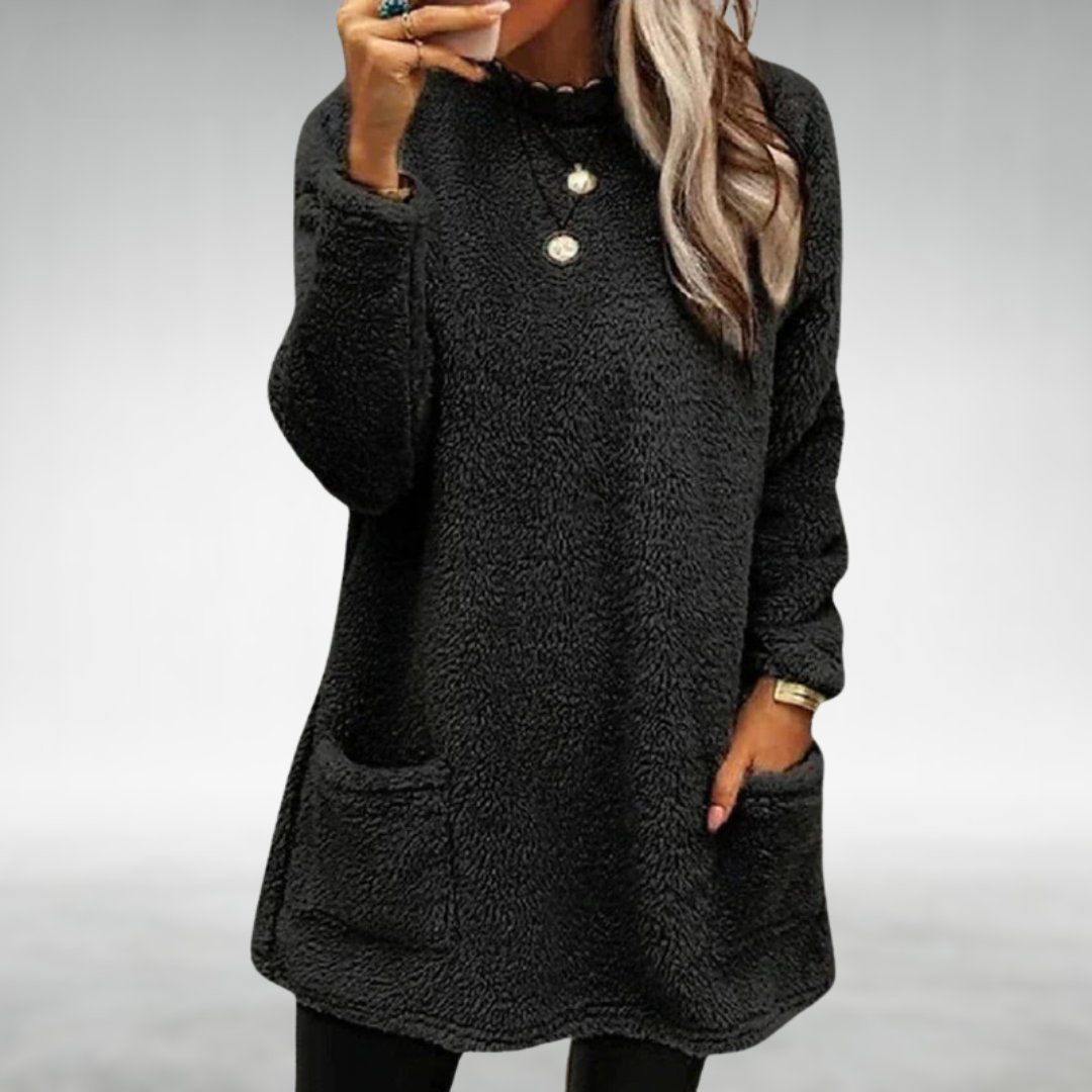 Alpenfeld | Langer Fleece-Pullover