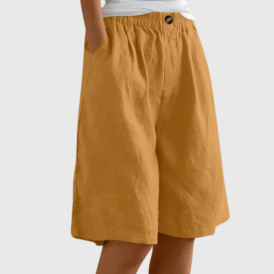 Sommerfeld | Luftige Shorts mit weitem Bein (1 kaufen, 1 GRATIS dazu)