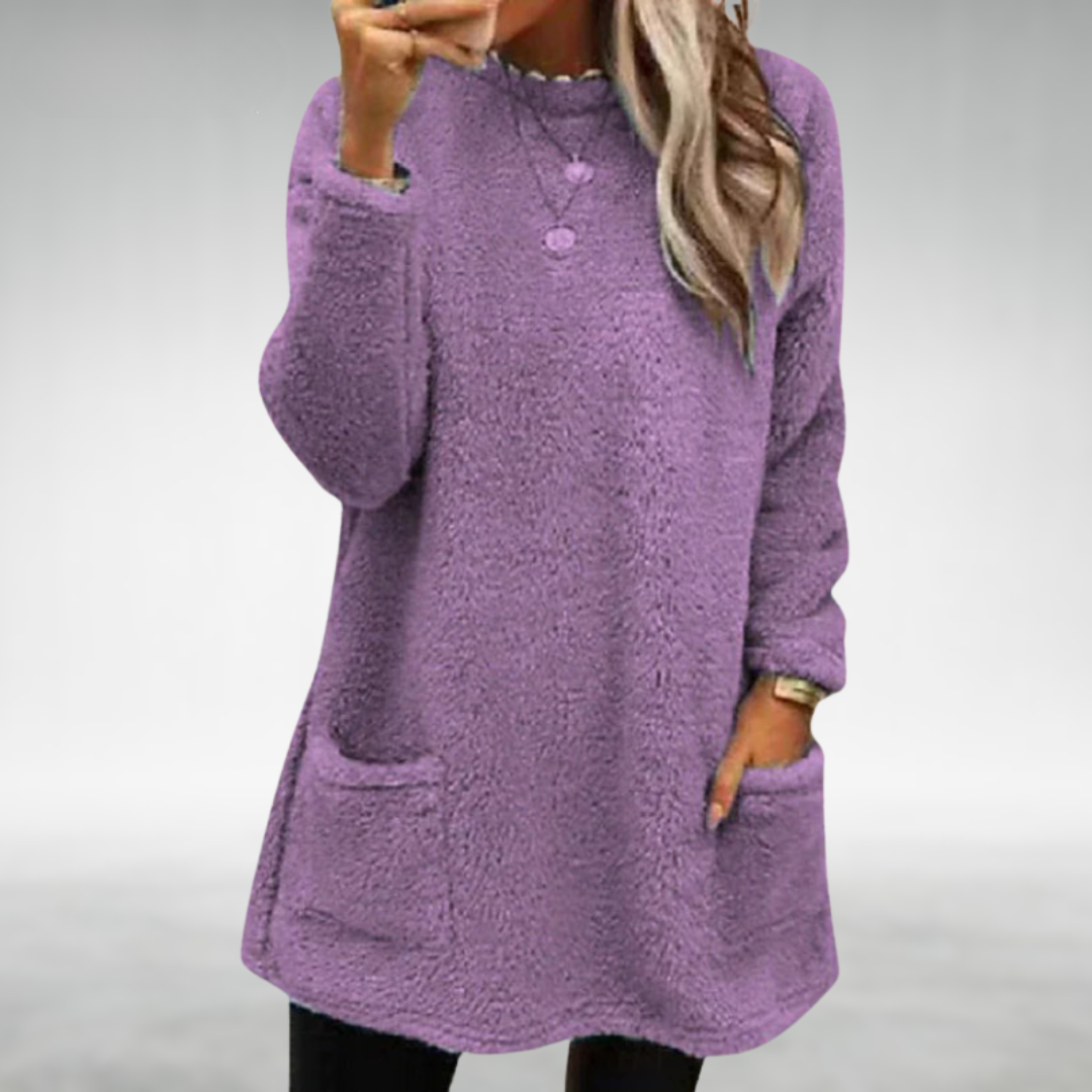 Alpenfeld | Langer Fleece-Pullover