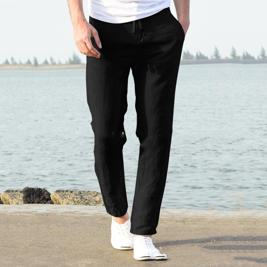 Alpenfeld™ | Herren Freizeithose mit elastischem Bund – Bequeme und stilvolle Stoffhose für Alltag und Urlaub