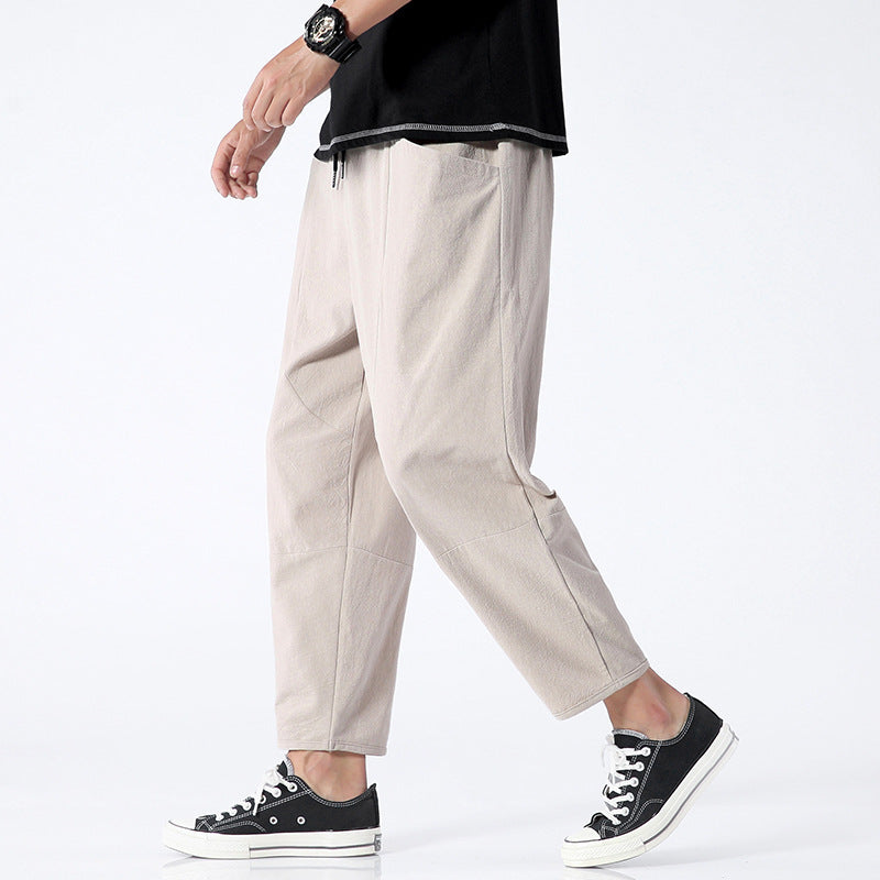 Alpenfeld™ | Herren Freizeithose im Harem-Stil – Locker, Modern, Bequem für Alltag und Streetwear