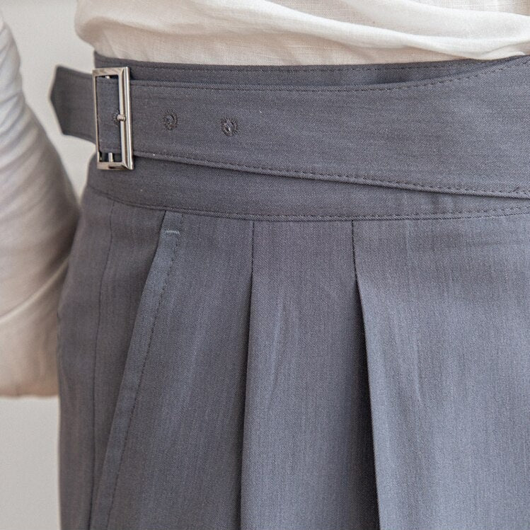 Alpenfeld™ | Ellis - Klassische Hose Mit Hoher Taille Und Schnallenverschluss Für Herren