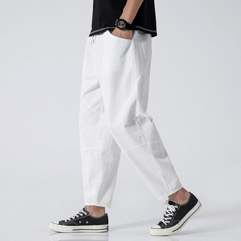 Alpenfeld™ | Herren Freizeithose im Harem-Stil – Locker, Modern, Bequem für Alltag und Streetwear