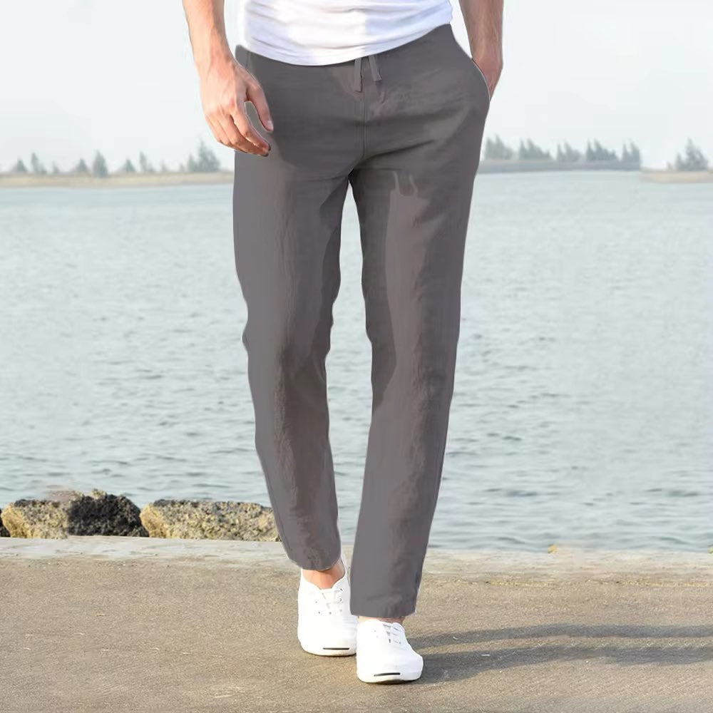 Alpenfeld™ | Herren Freizeithose mit elastischem Bund – Bequeme und stilvolle Stoffhose für Alltag und Urlaub