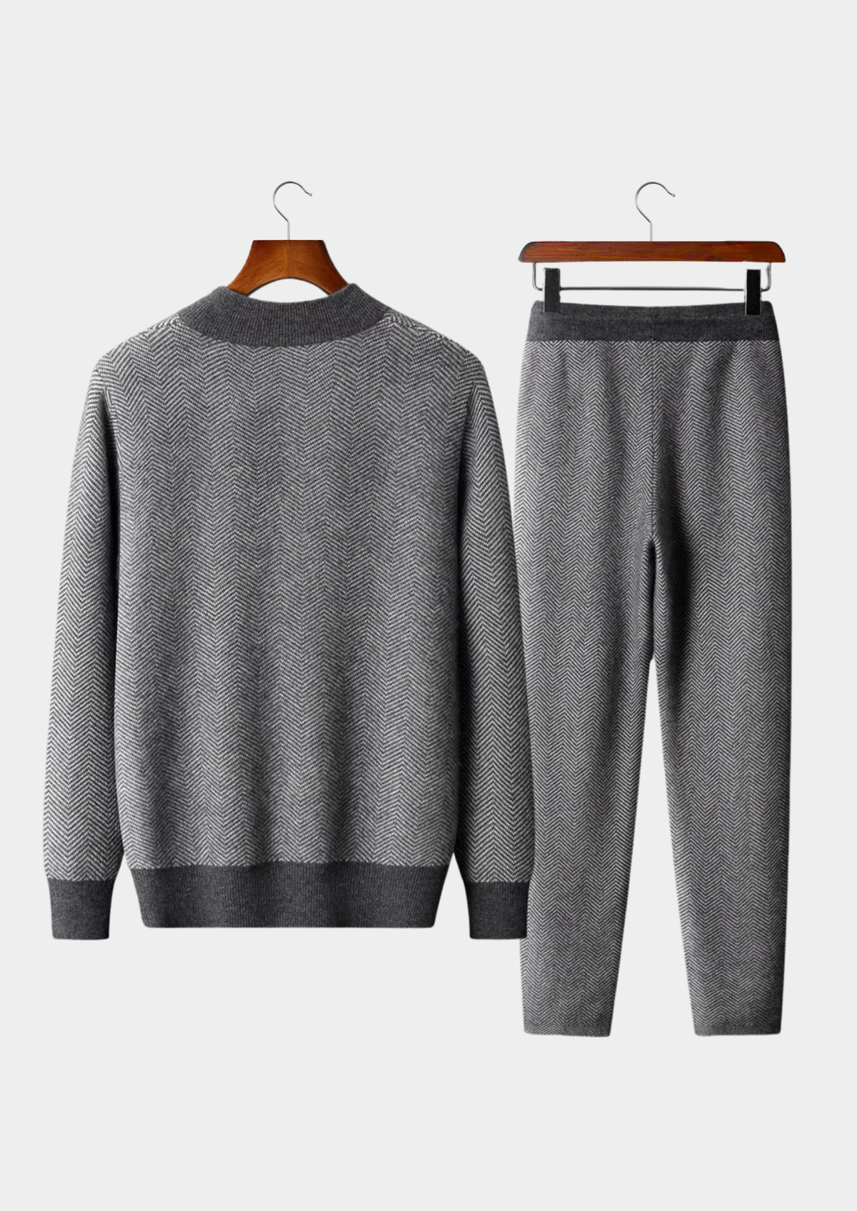 Alpenfeld | Set aus feinster Merinowolle mit Muster