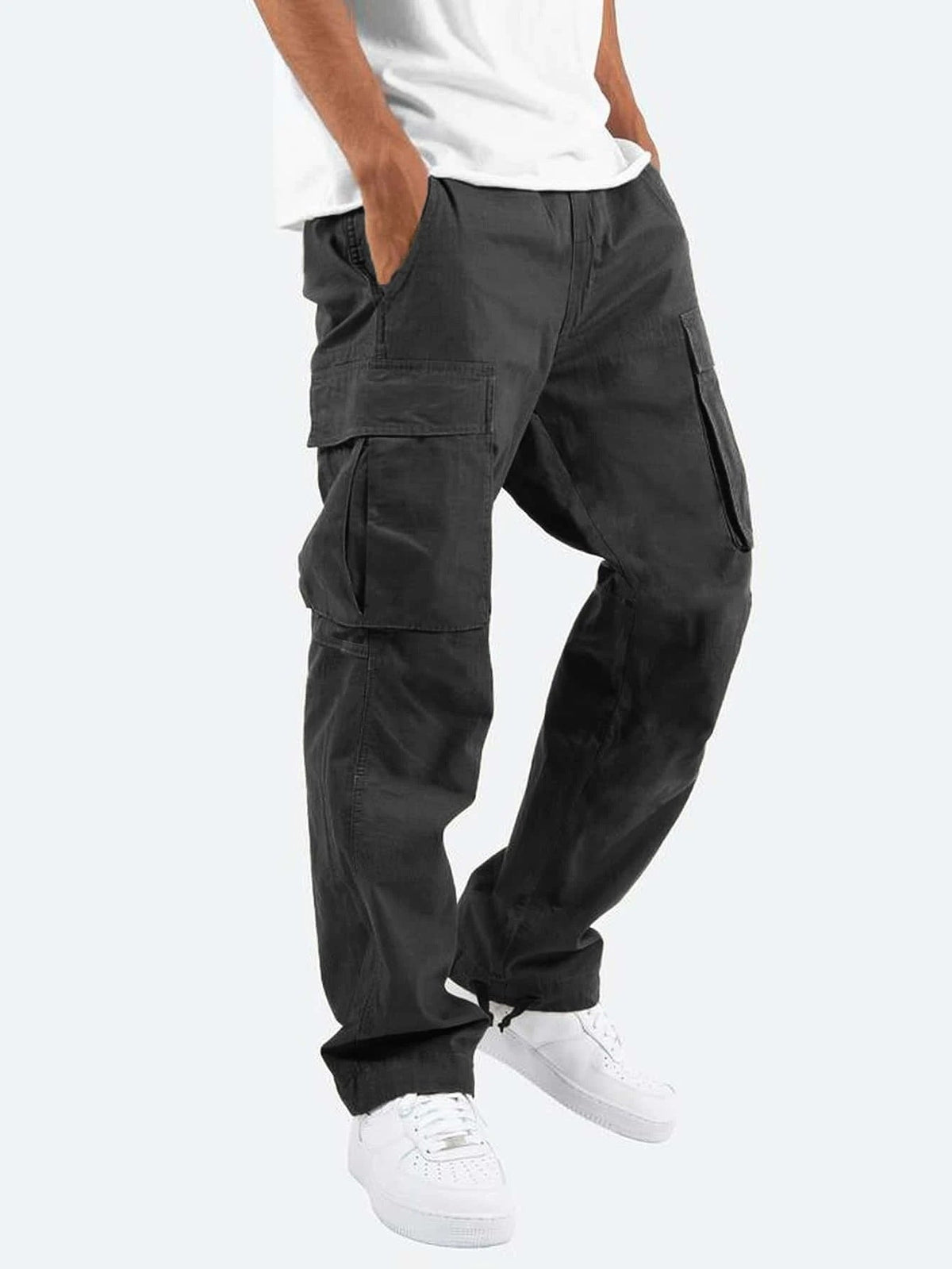 Alpenfeld™ | Herren Cargo-Hose mit weitem Schnitt – Freizeit & Utility-Hose
