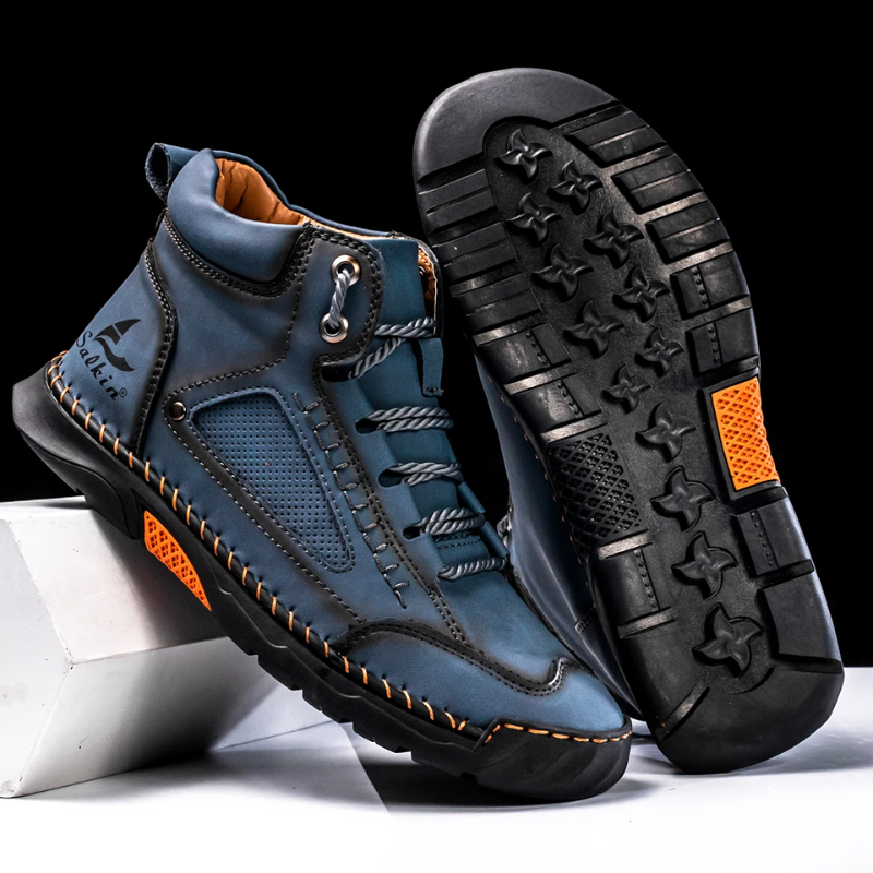 Alpenfeld™ | St. Moritz Leder High Top Schuhe