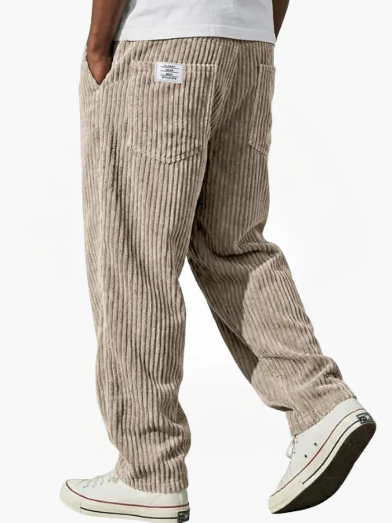 Alpenfeld | Herren Cordhose mit elastischem Bund (1 kaufen, 1 GRATIS dazu)