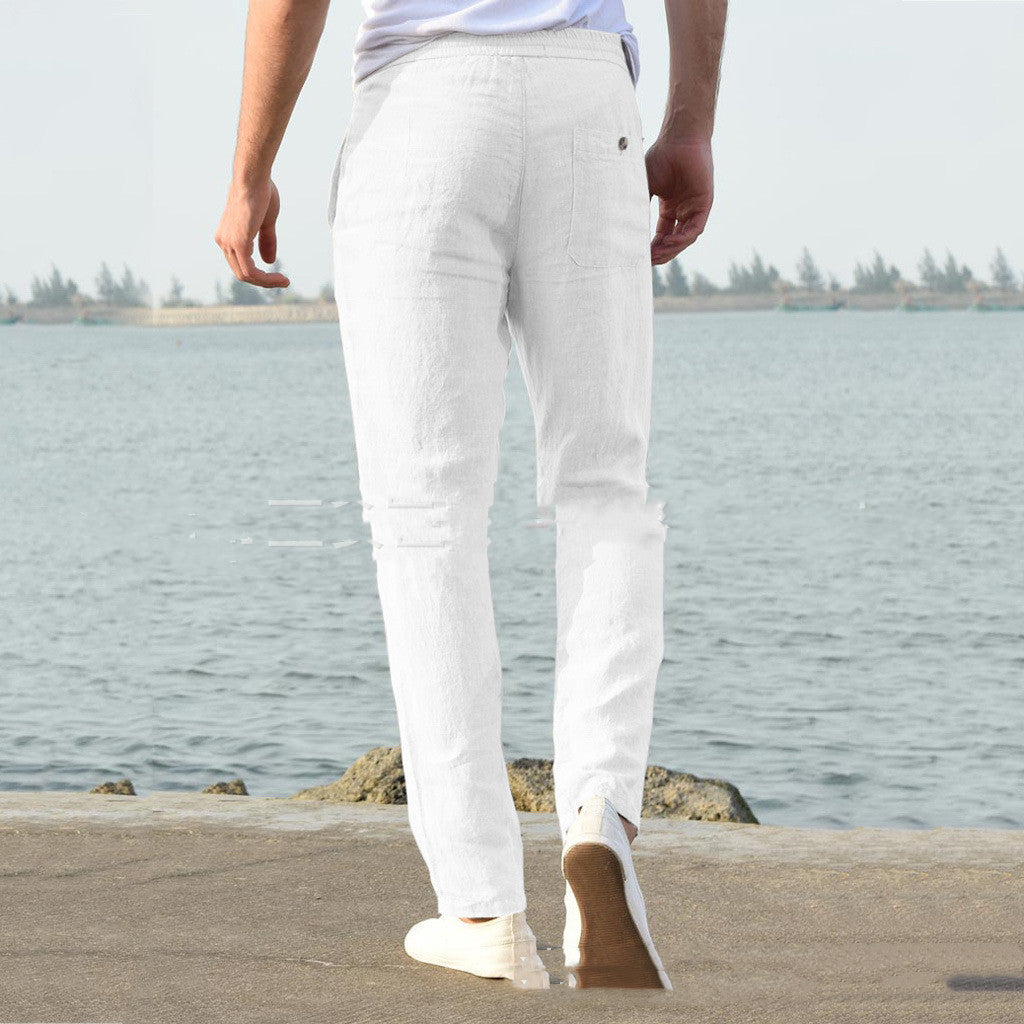 Alpenfeld™ | Herren Freizeithose mit elastischem Bund – Bequeme und stilvolle Stoffhose für Alltag und Urlaub