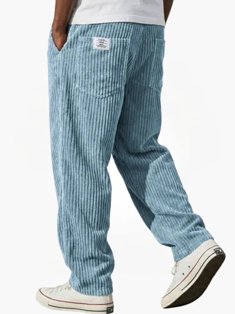 Alpenfeld | Herren Cordhose mit elastischem Bund (1 kaufen, 1 GRATIS dazu)