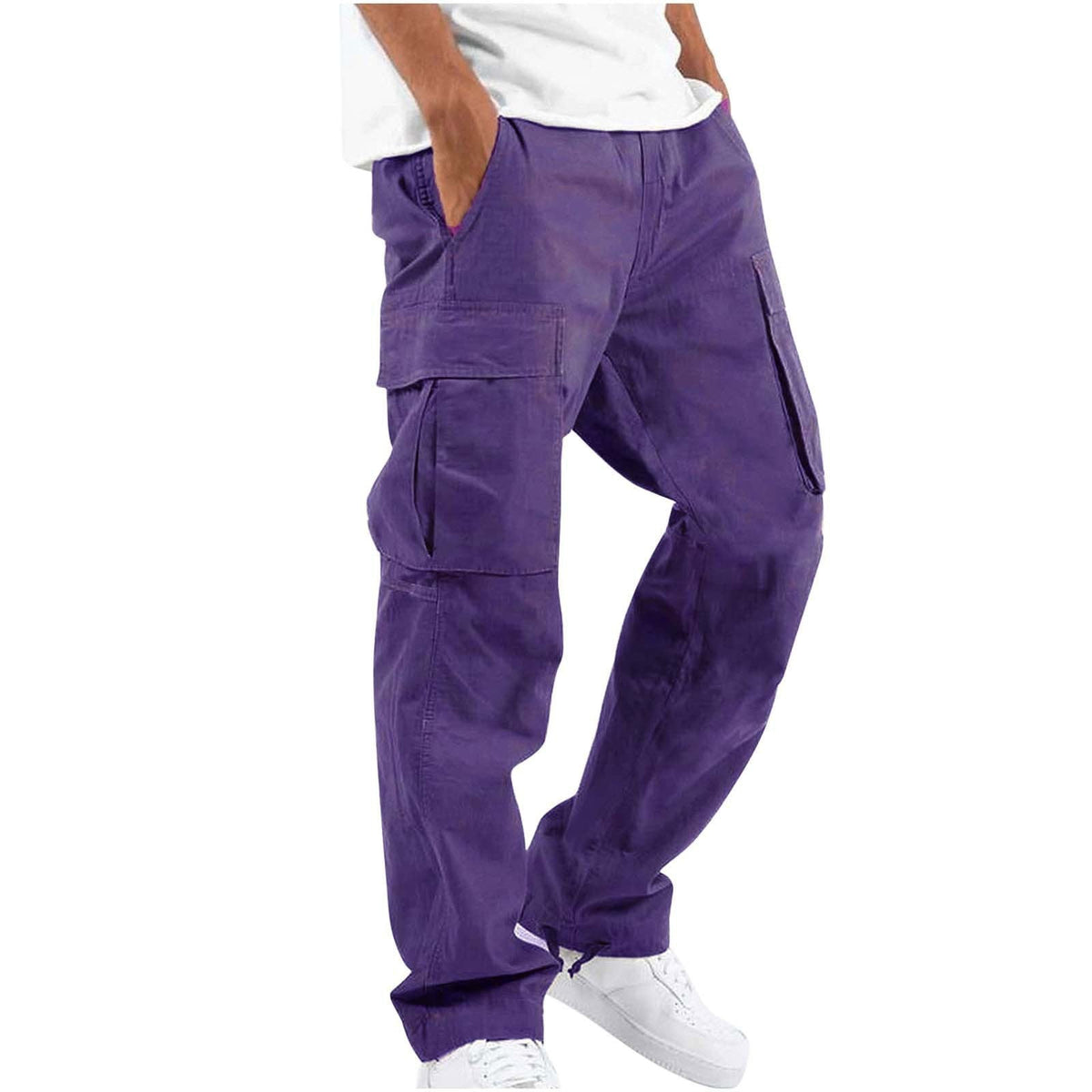 Alpenfeld™ | Herren Cargo-Hose mit weitem Schnitt – Freizeit & Utility-Hose