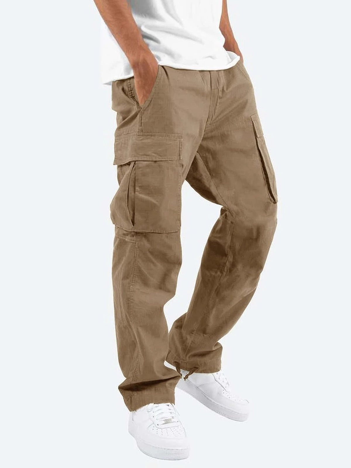 Alpenfeld™ | Herren Cargo-Hose mit weitem Schnitt – Freizeit & Utility-Hose