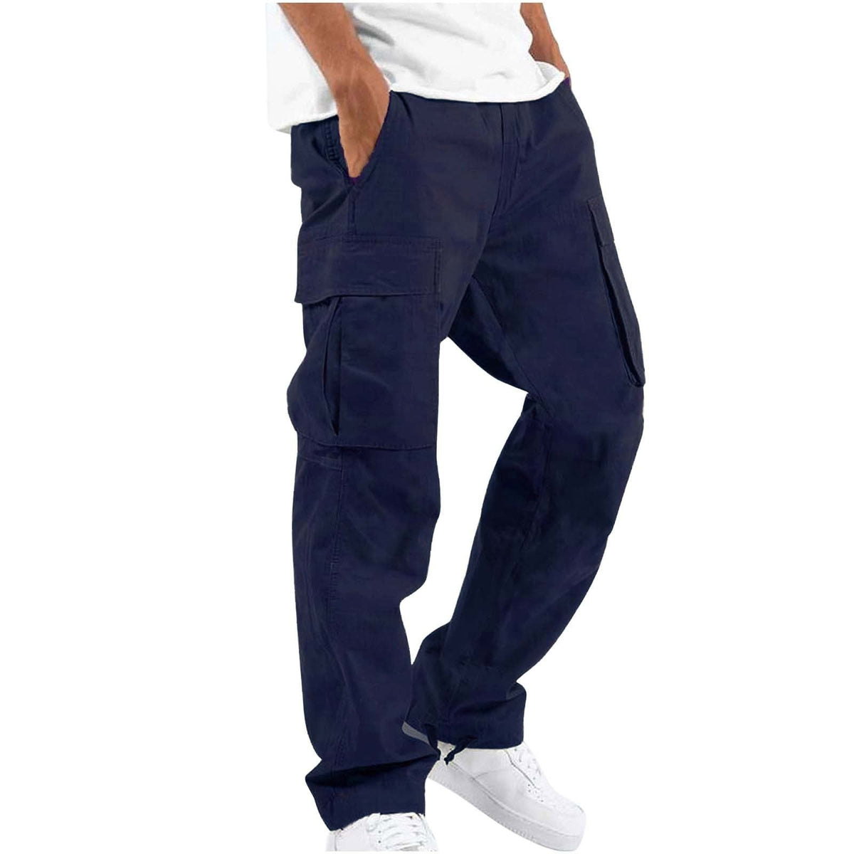 Alpenfeld™ | Herren Cargo-Hose mit weitem Schnitt – Freizeit & Utility-Hose