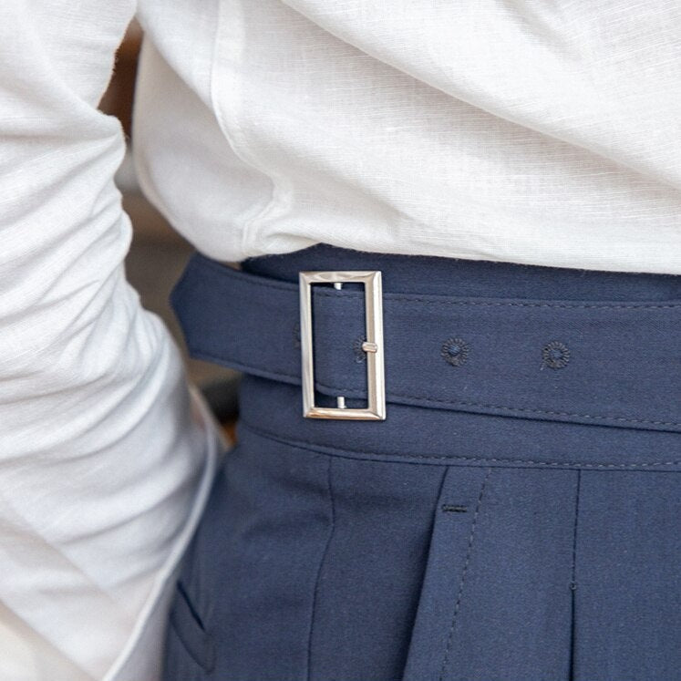 Alpenfeld™ | Ellis - Klassische Hose Mit Hoher Taille Und Schnallenverschluss Für Herren