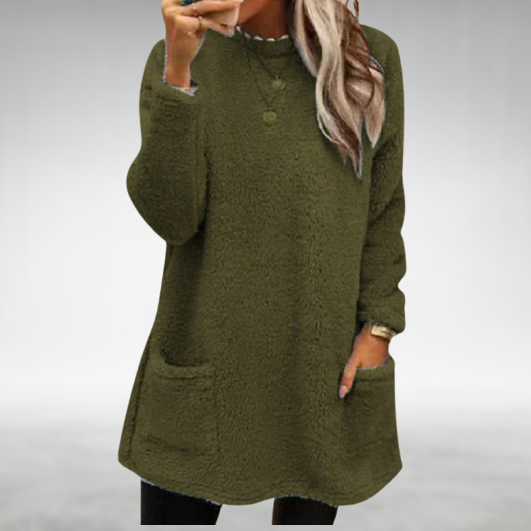 Alpenfeld | Langer Fleece-Pullover
