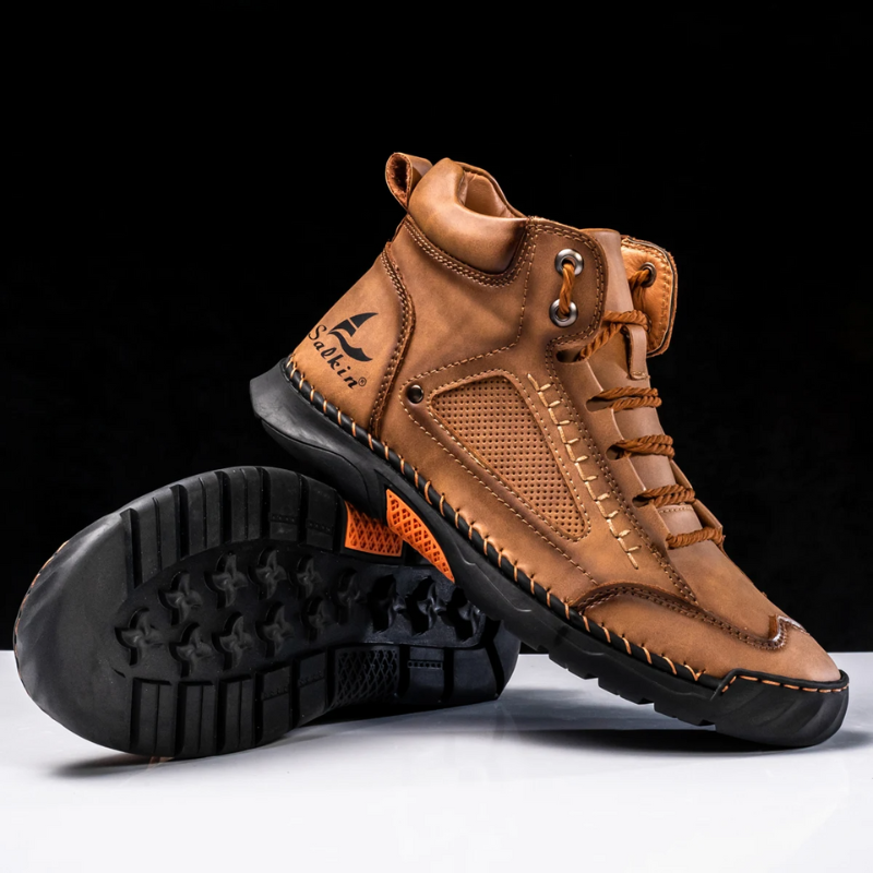 Alpenfeld™ | St. Moritz Leder High Top Schuhe
