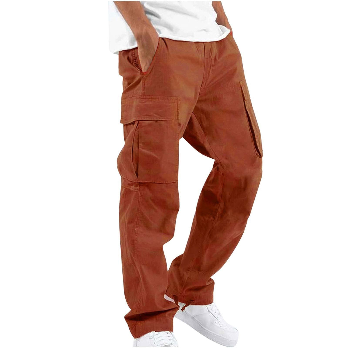 Alpenfeld™ | Herren Cargo-Hose mit weitem Schnitt – Freizeit & Utility-Hose