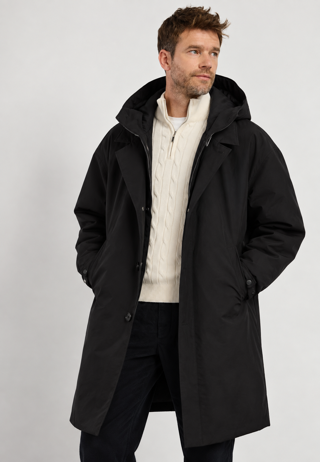Alpenfeld | Wetterfeste Herrenjacke mit Kapuze