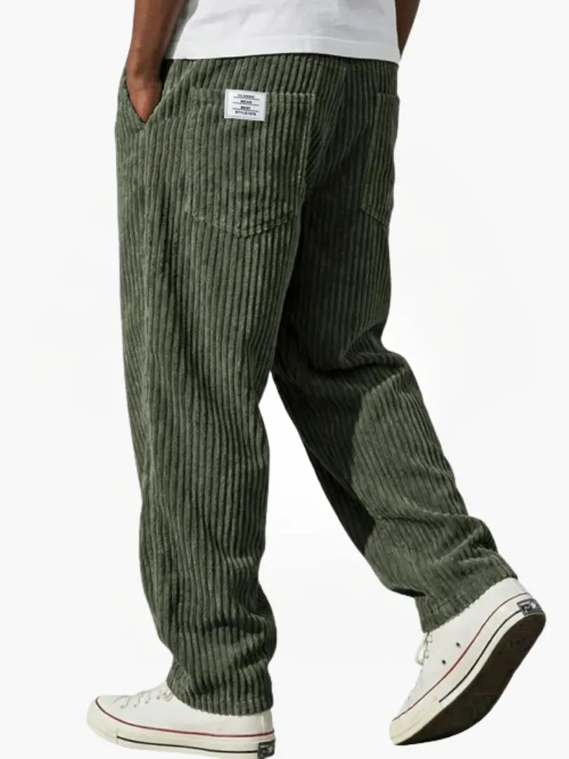 Alpenfeld | Herren Cordhose mit elastischem Bund (1 kaufen, 1 GRATIS dazu)
