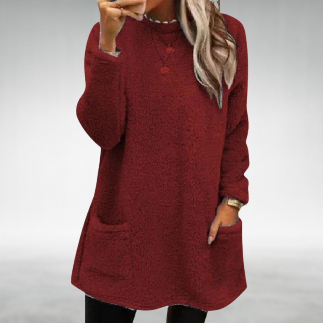 Alpenfeld | Langer Fleece-Pullover