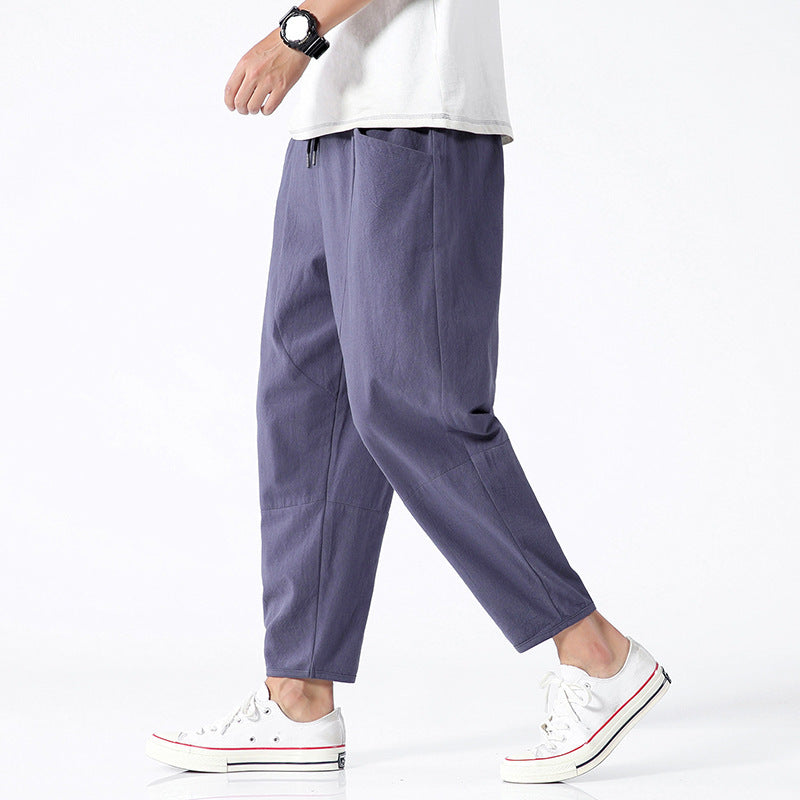 Alpenfeld™ | Herren Freizeithose im Harem-Stil – Locker, Modern, Bequem für Alltag und Streetwear