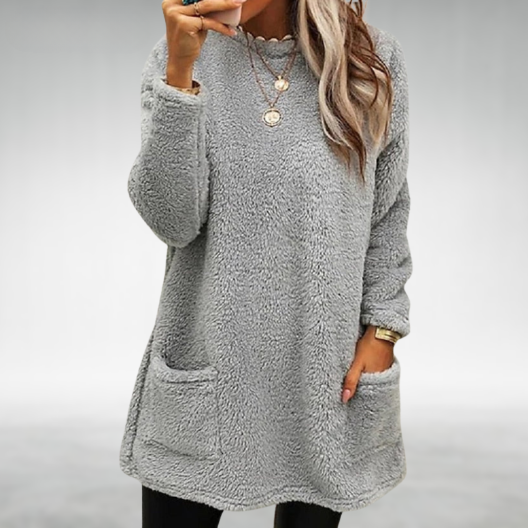 Alpenfeld | Langer Fleece-Pullover