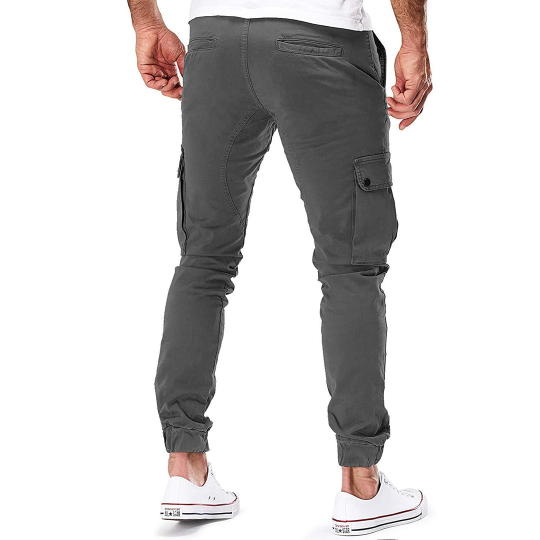 Alpenfeld™ | Herren Cargo Jogginghose – Moderne Streetwear Freizeithose mit Taschen und Elastikbund, Outdoor & Alltag