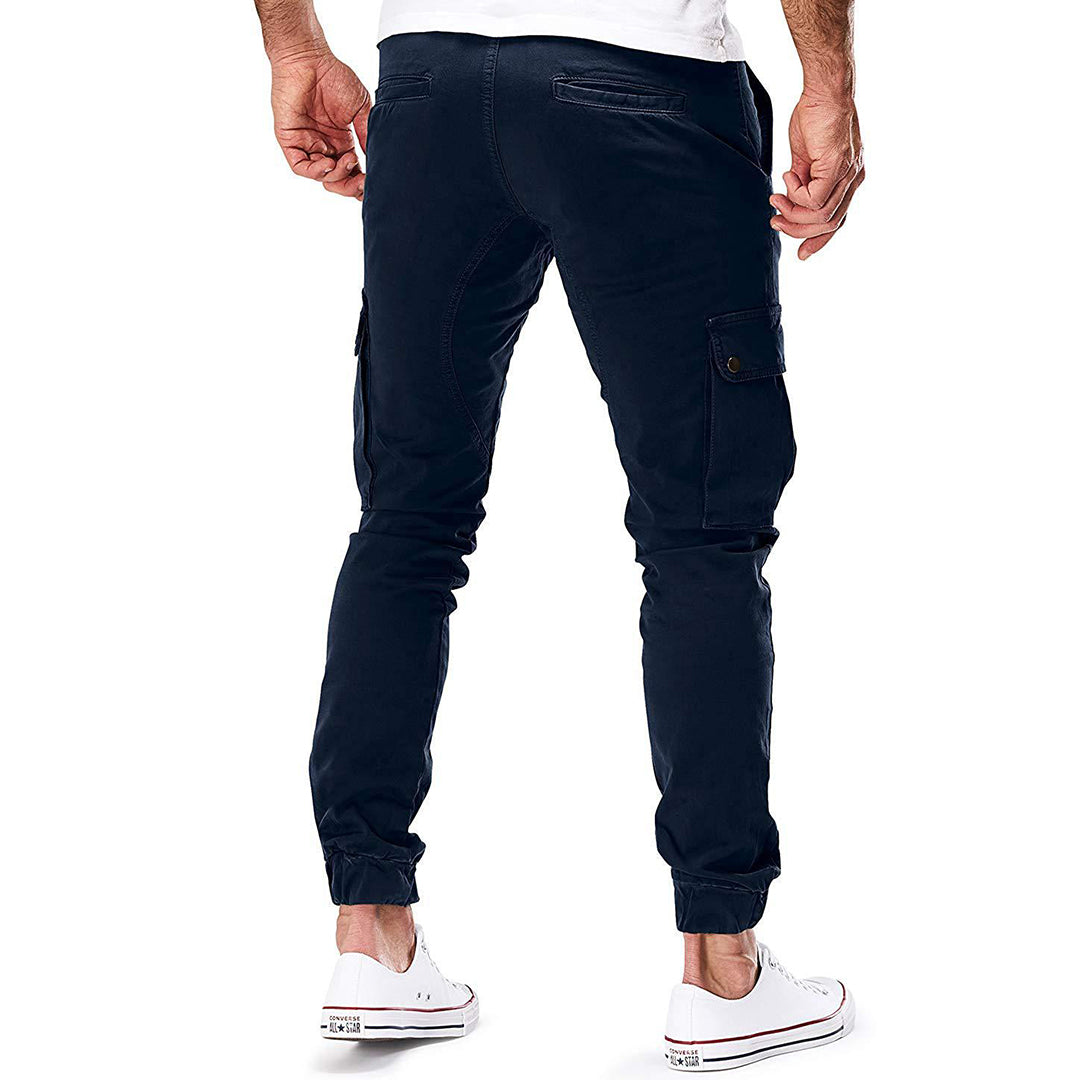 Alpenfeld™ | Herren Cargo Jogginghose – Moderne Streetwear Freizeithose mit Taschen und Elastikbund, Outdoor & Alltag