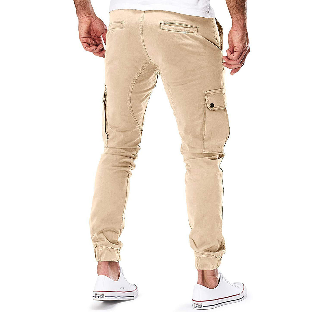 Alpenfeld™ | Herren Cargo Jogginghose – Moderne Streetwear Freizeithose mit Taschen und Elastikbund, Outdoor & Alltag