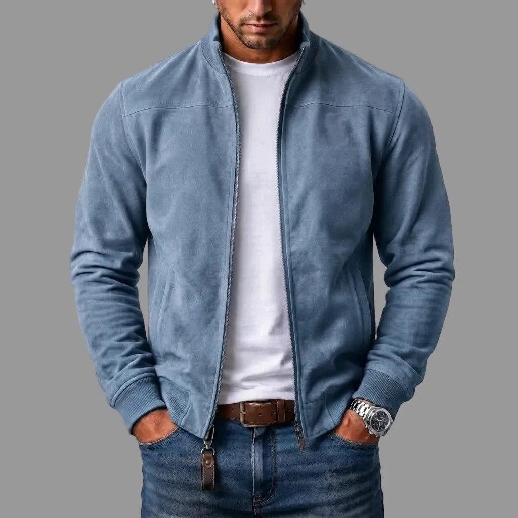 Alpenfeld | Elegante Wildleder-Bomberjacke für Herren (1 Kaufen, 1 GRATIS dazu)