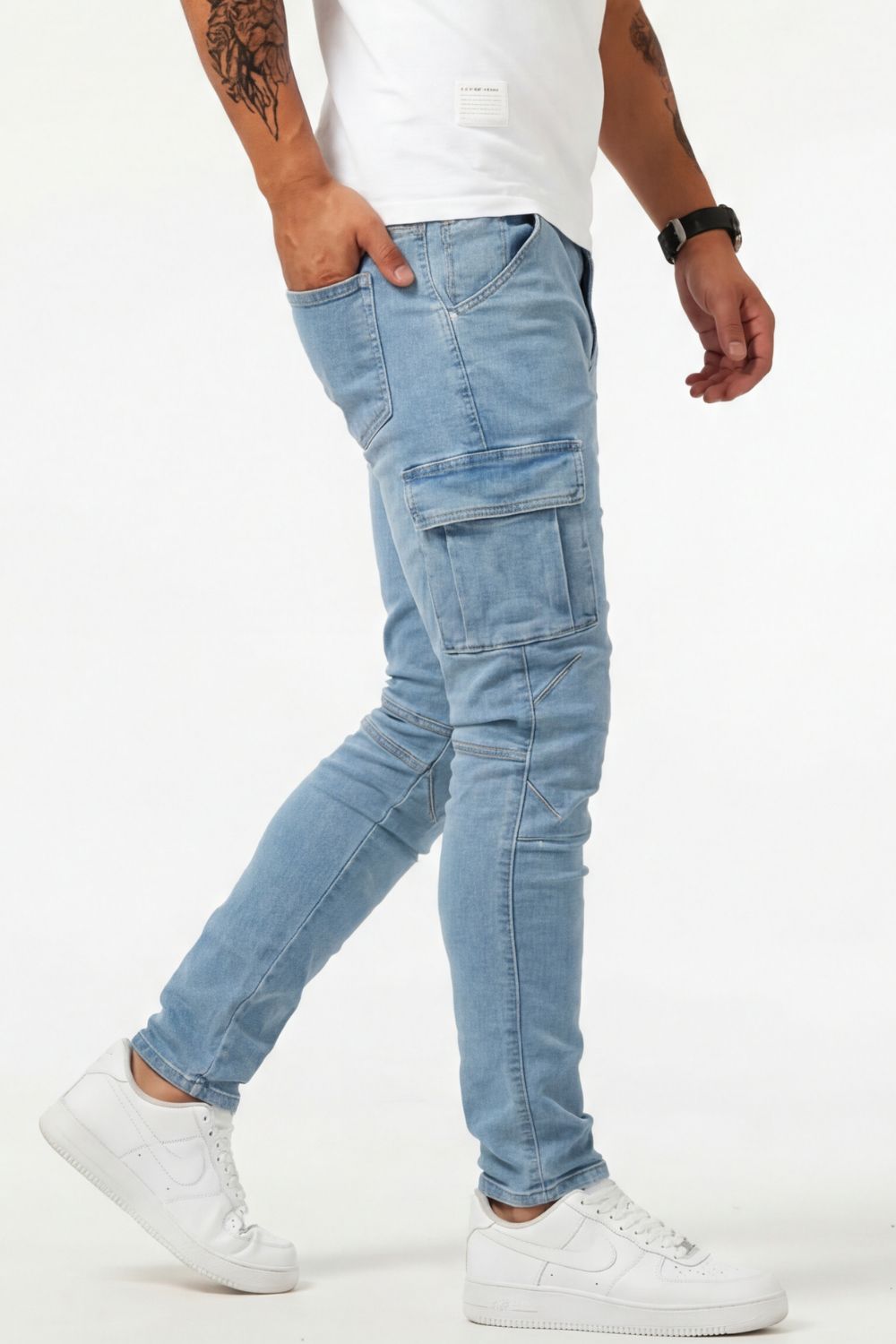 Alpenfeld | Cargo-Jeans für Herren  (1 kaufen, 1 GRATIS dazu)