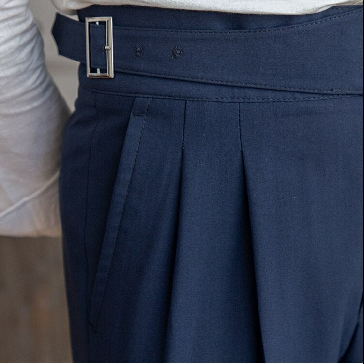 Alpenfeld™ | Ellis - Klassische Hose Mit Hoher Taille Und Schnallenverschluss Für Herren