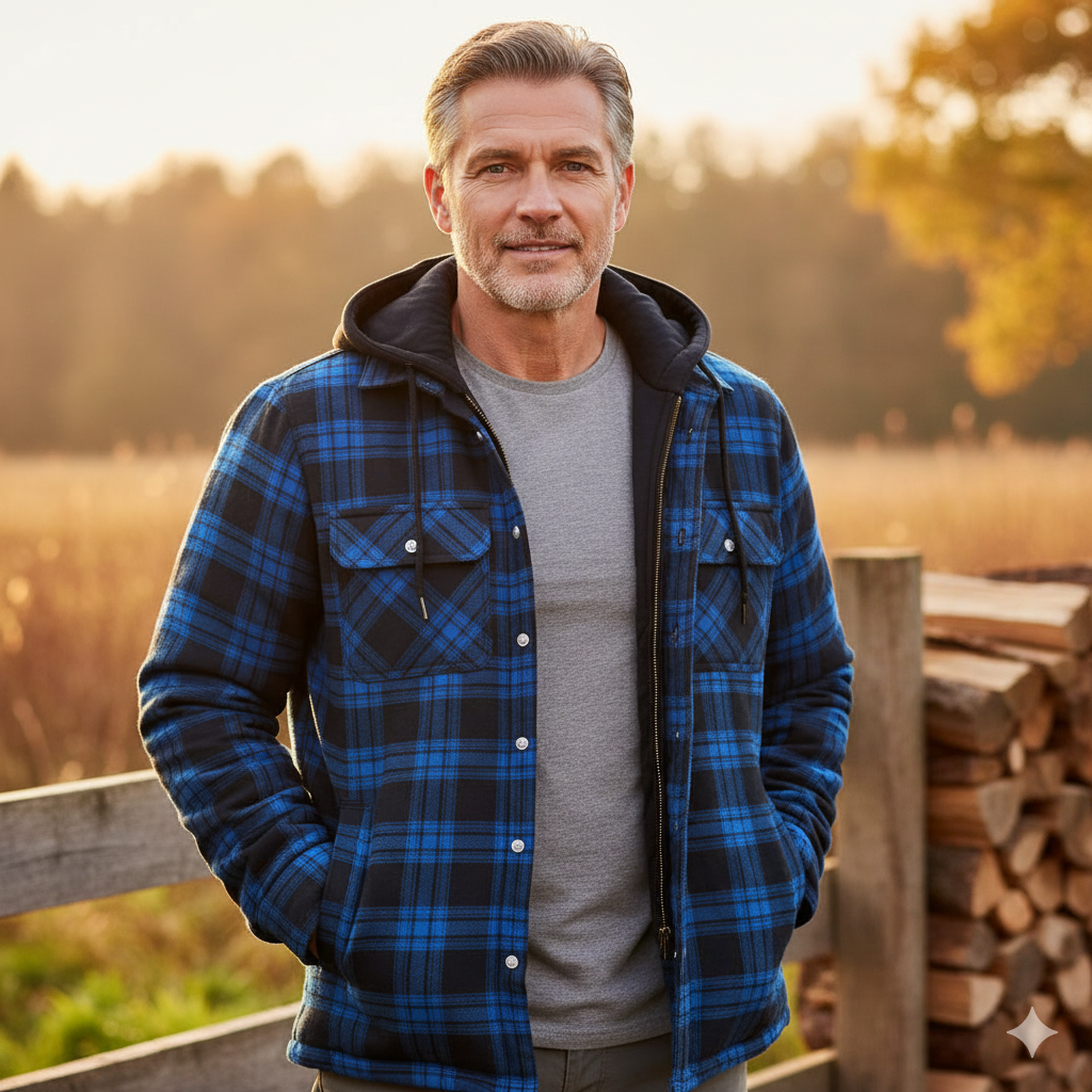 Alpenfeld | Warme Herrenjacke aus Premium Wollmix