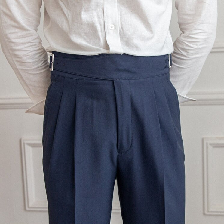 Alpenfeld™ | Ellis - Klassische Hose Mit Hoher Taille Und Schnallenverschluss Für Herren