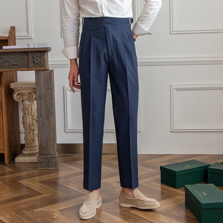 Alpenfeld™ | Ellis - Klassische Hose Mit Hoher Taille Und Schnallenverschluss Für Herren