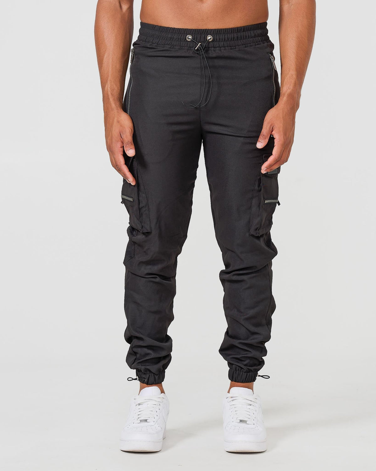 Alpenfeld | Schwarze Cargo-Hose (1 kaufen, 1 GRATIS dazu)